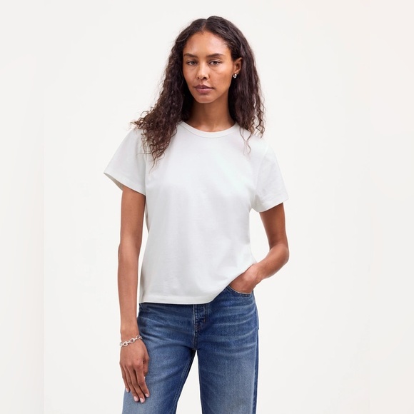 Madewell Tops - Madewell Cotton Perfect Crewneck Tee